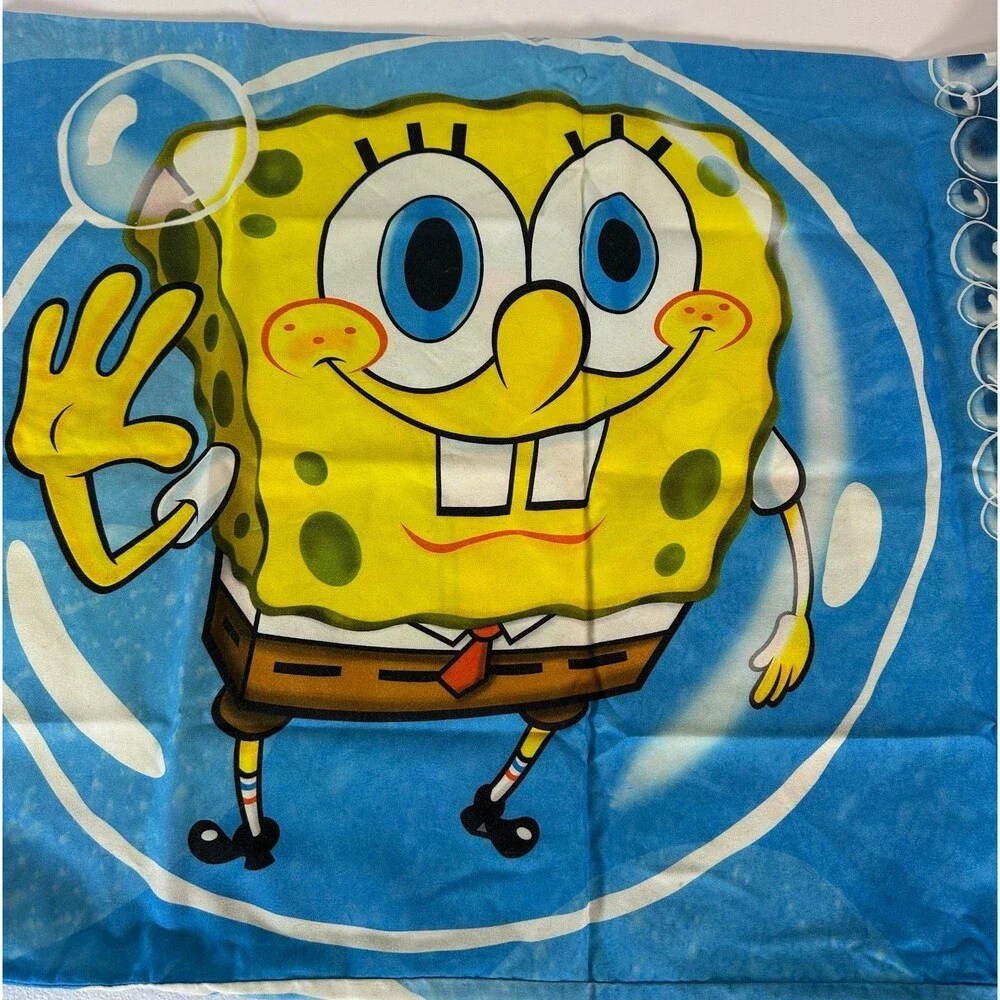 SpongeBob SquarePants & Patrick Twin Flat Sheet & Pillowcase Nickelodeon